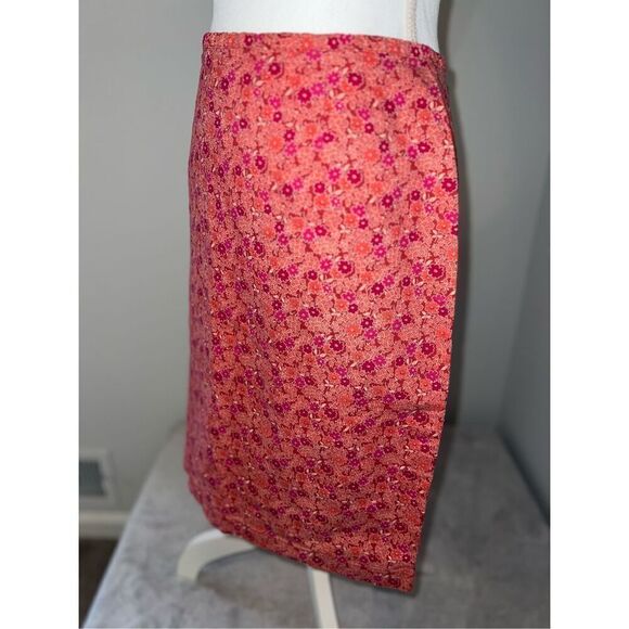 Women’s Vintage Cotton Floral Skirt 16 - Picture 4 of 9